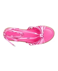 Fashion To Figure Women's Daria Strappy Flat Sandal - Wide Width