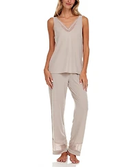 Flora by Nikrooz Women's Franny Tank and Pajama Pants Set