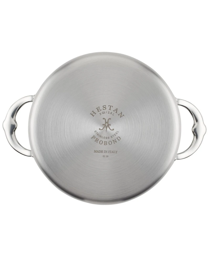 ProBond Clad Stainless Steel 3-Quart Covered Soup Pot