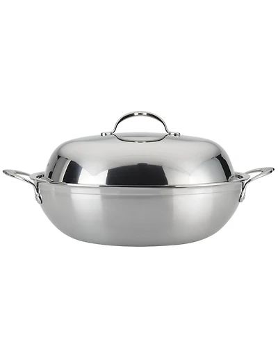 ProBond Clad Stainless Steel 14" Covered Wok