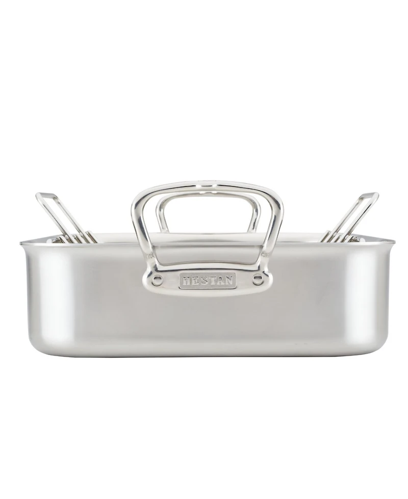 Hestan Provisions Classic Clad Roaster with Rack