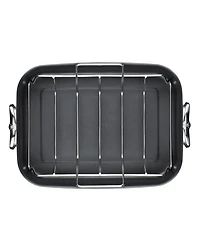 Hestan Provisions Classic Clad Nonstick Large Roaster with Rack