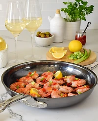 Hestan NanoBond Titanium Stainless Steel 12.5" Open Skillet