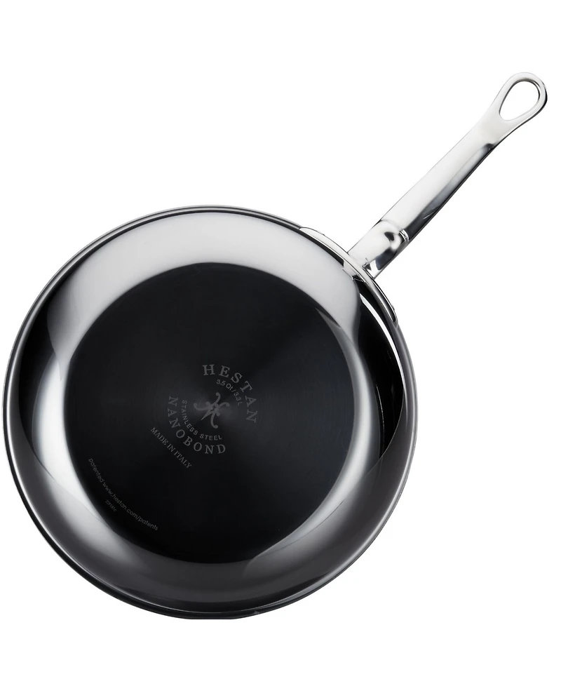 Hestan NanoBond Titanium Stainless Steel 3.5-Quart Covered Essential Pan