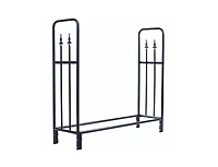 4 Feet Outdoor Heavy Duty Steel Firewood Wood Storage Rack