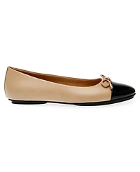 Anne Klein Women's Luci Cap Toe Ballet Flats