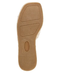 Anne Klein Women's Crystal Espadrille Wedge Sandals