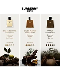 Burberry Mens Hero Eau De Toilette Fragrance Collection