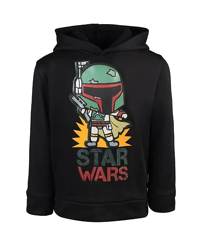 Starwars Star Wars Boba Fett Fleece Pullover Hoodie Toddler| Child Boys