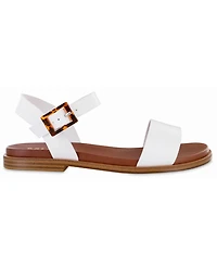 Mia Women's Peyton Round Toe Flat Sandals