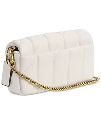Coach Quilted Tabby Leather Wristlet Crossbody