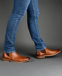Thomas & Vine Men's Corbin Wide Width Plain Toe Chelsea Boot