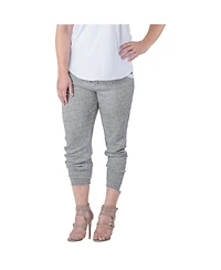 Women's Plus French Terry Contrast Side Panel Jogger Pants