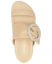 Arezzo Women's Callie Embellished Flatform Sandals