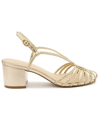 Arezzo Women's Paola Mid Block Sandals