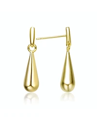Chic 14K Gold Plated cubic zirconia Drop Earrings
