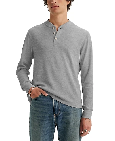 Levis Men's Long-Sleeve Thermal Henley Shirt