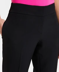 Kasper Women's Stretch Crepe Slim Leg Pant, Regular & Petite
