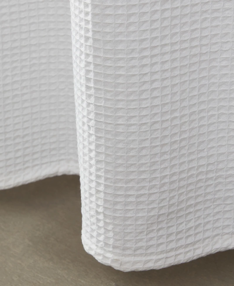 Calvin Klein Waffle Solid Textured Shower Curtain, 70" x 72"