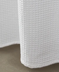Calvin Klein Waffle Solid Textured Shower Curtain, 70" x 72"