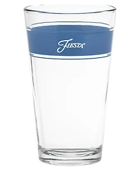 Fiesta Bright Frame 16 Ounce Tapered Cooler Glass, Set of 4