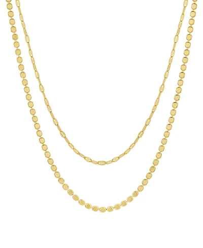 And Now This 18K Gold Plated Layered Necklace
