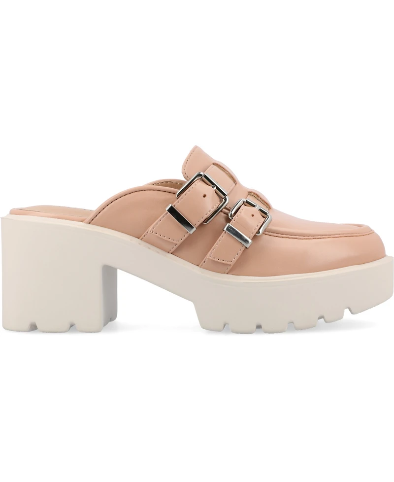 Journee Collection Women's Brydie Platform Mules