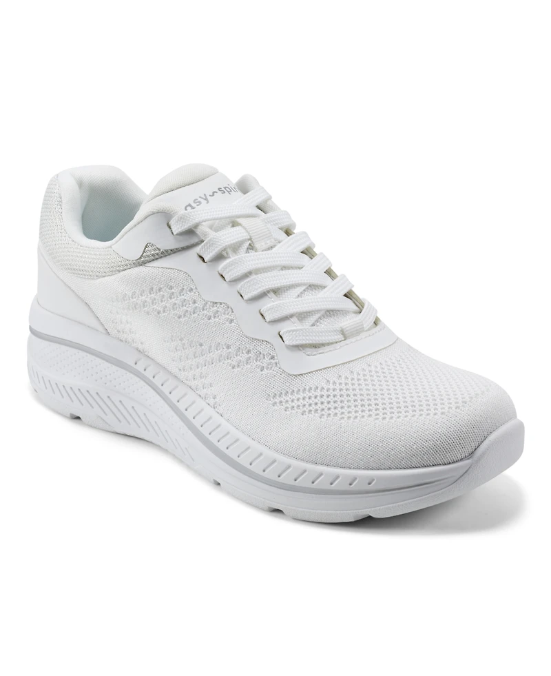 Easy Spirit Women's Pippa Lace-Up Round Toe Casual Sneakers