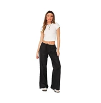Edikted Women's Maison straight leg linen pants