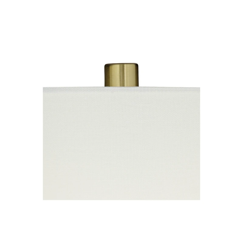 Luxe Modern Buffet Console Table Lamp 32" Tall Skinny Sculptural Gold Scroll Metal White Drum Shade for Bedroom Living Room Bedside Nightstand House H