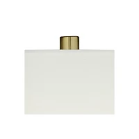 Luxe Modern Buffet Console Table Lamp 32" Tall Skinny Sculptural Gold Scroll Metal White Drum Shade for Bedroom Living Room Bedside Nightstand House H