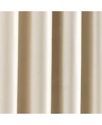 Insulated Grommet 100% Blackout Faux Silk Window Curtain Panel