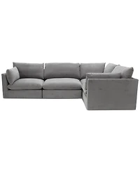 Marsten 126" 4-Pc. Fabric Sectional Sofa, Created for Macy's