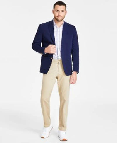 Club Room Mens Unstructured Blazer Quincy Plaid Shirt Four Way Stretch Pants Created For Macys