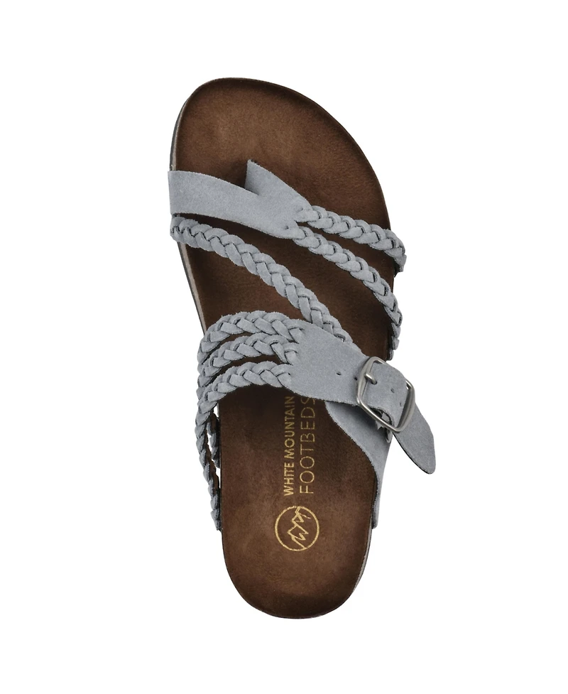 White Mountain Women's Hayleigh Footbed Sandals