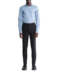 Calvin Klein Men's Slim Fit Supima Stretch Long Sleeve Button-Front Shirt