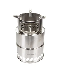 Stansport Stainless Steel Wood Burning Stove - Extra Large