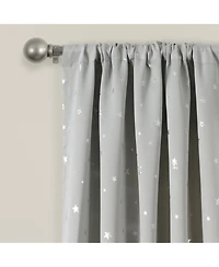 Lush Decor Star Blackout Window Curtain Panels