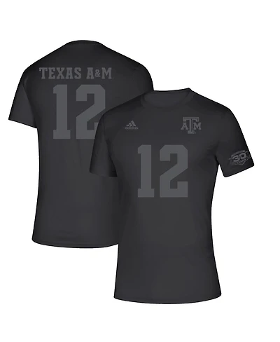 Men's and Women's adidas Black Texas A M Aggies Soccer 30th Anniversary T-shirt