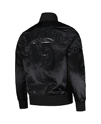 Men's Pro Standard Patrick Mahomes Black Kansas City Chiefs Player Full-Snap Jacket