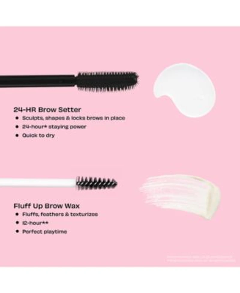 Benefit Cosmetics 24 Hr Brow Setter Clear Eyebrow Gel With Lamination Effect