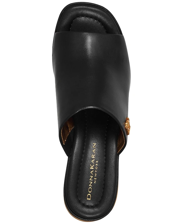 Buckle Mules Macys Mules Heel Naturalizer Women's Apple Square Toe