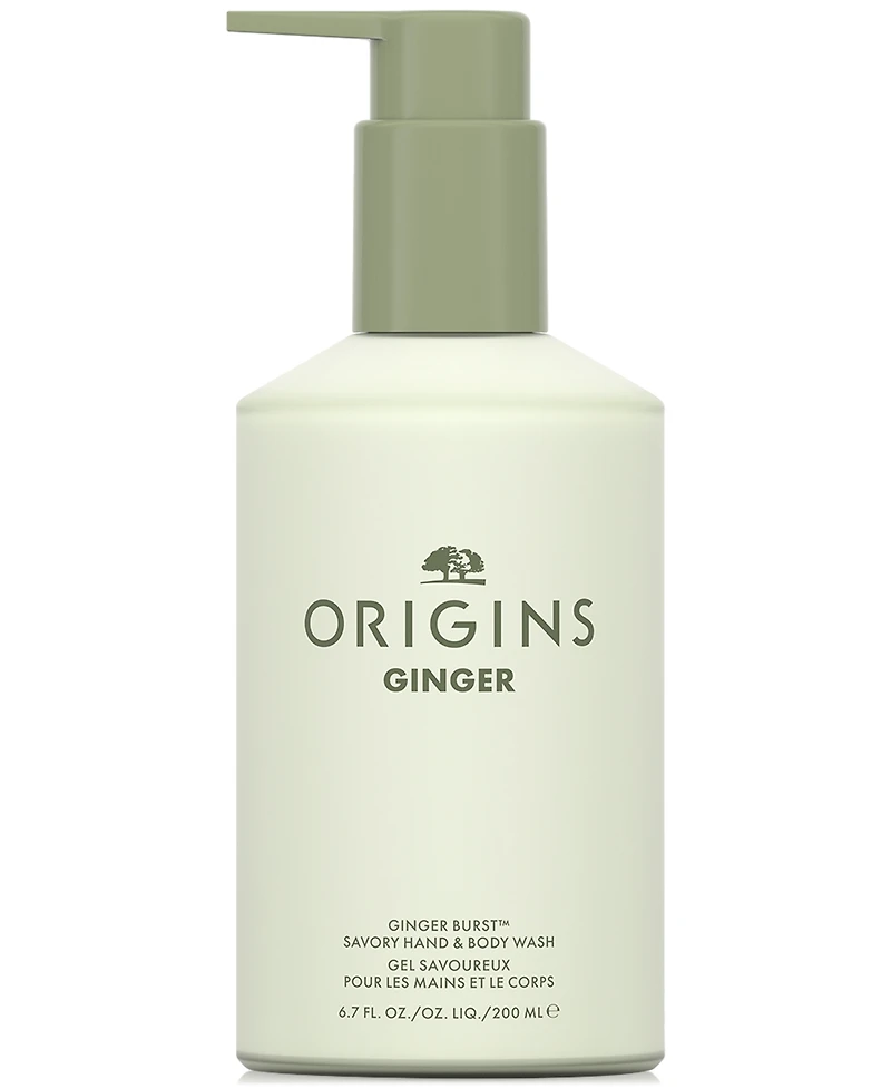 Origins Ginger Burst Savory Hand & Body Wash, 6.7 oz.