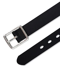 Levi's Women's Hammered Center Bar Buckle Casual Leather Belt