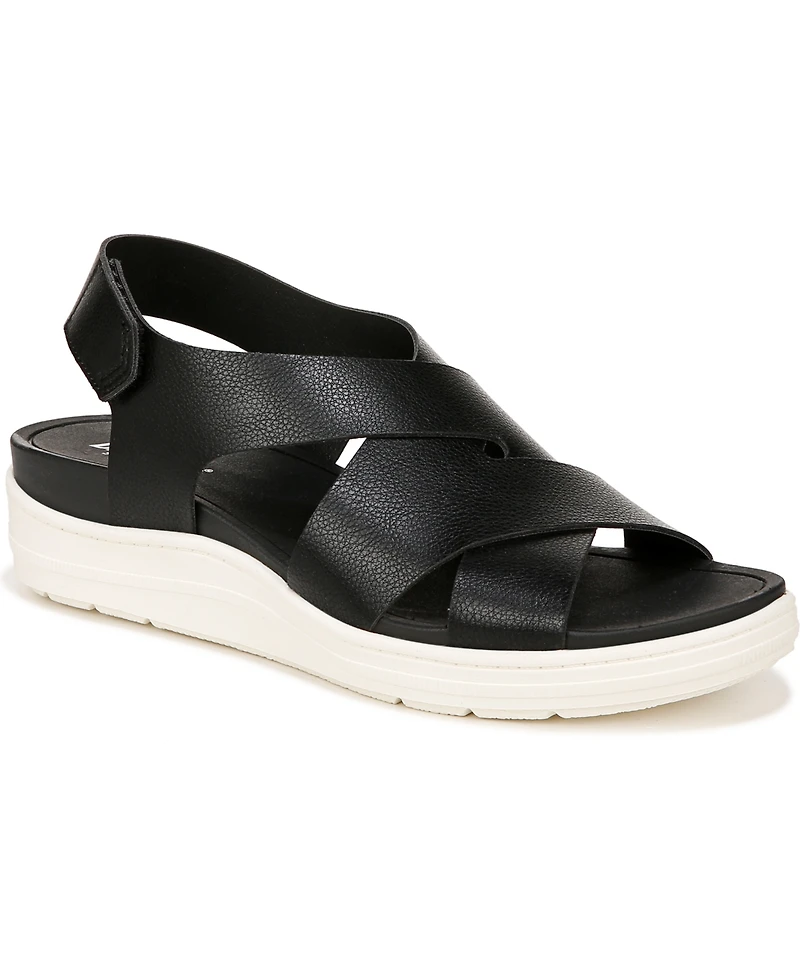 Dr. Scholl's Women's Time Off Sea Slingback Wedge Sandals