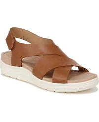 Dr. Scholl's Women's Time Off Sea Slingback Wedge Sandals