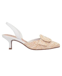 Impo Women's Elodie Slingback Buckle Kitten Heel Pumps
