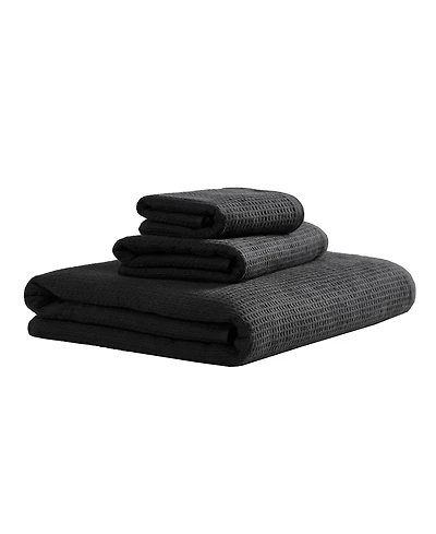 Calvin Klein Eternity Solid Cotton Terry 3-Piece Towel Set