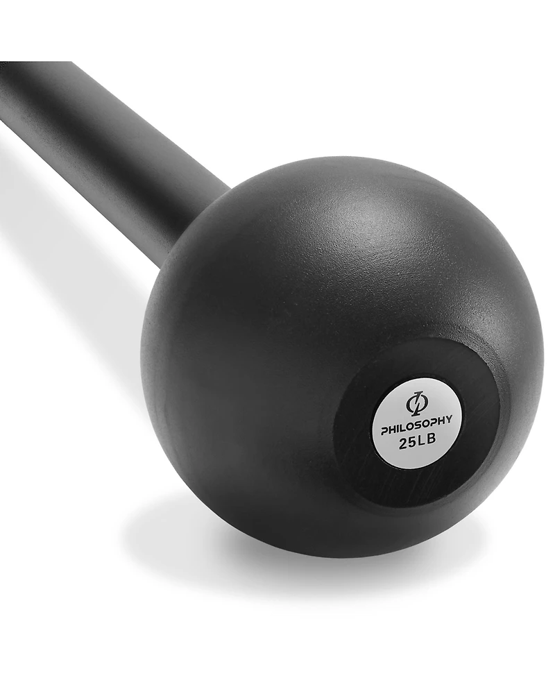 Philosophy Gym Steel Mace Bell 25 Lb, Mace Club for Strength Training, Functional Full Body Workouts