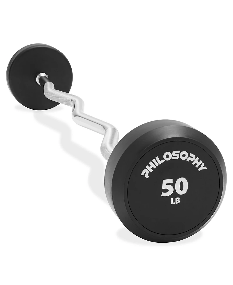 Philosophy Gym Rubber Fixed Barbell